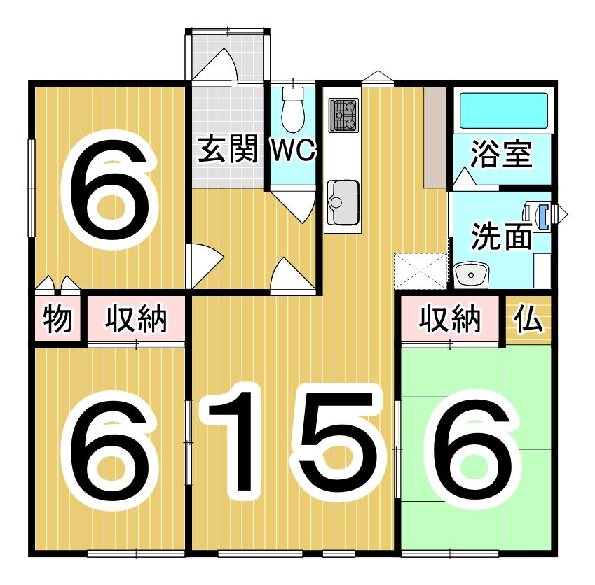 ☆商談中☆上士幌東２線　中古戸建 間取り